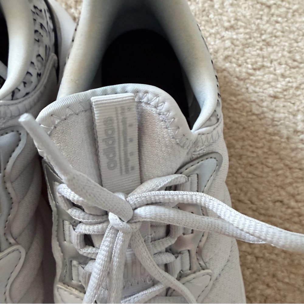 Women’s Adidas White Athletic Sneakers - Picture 2 of 7